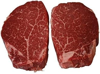 Wagyu Fillet Steaks, from Frozen, BMS 6-8, 2x 175g