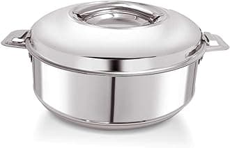 WARMEO Steam Stainless Steel Casserole (Silver, 7.5 L) ,Solid
