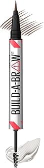 Build-A-Brow 2-in-1 Brow Pen and Sealing Eyebrow Gel, Eyebrow Makeup for Real-Looking, Fuller Brows, Medium Brown, 1 Count