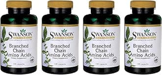 SwansonBranched-Chain Amino Acids 100 Capsules (4 Pack)