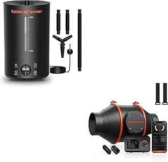 Spider Farmer 4 Inch Smart Inline Duct Fan with GGS Controller and Humidifier