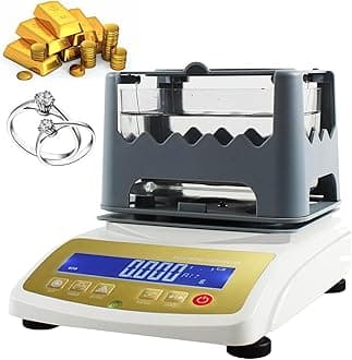 Digital Electronic Gold Purity Tester Machine,Precious Metal Authenticity Tester,Gold Purity Testing Machine,Gold Density Meter,Purity Density Meter,MDJ-1200K
