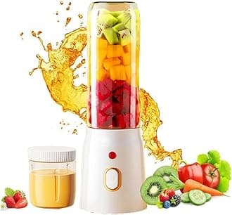 Portable Blender For Smoothie And Juices : Powerful 45 Watts Juicer Blender that Can Crush Ice too | Juicer Machine With 2200 Mah Rechargeable Battery-Smoothie Blender With Built In 500 ML Jar