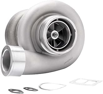 maXpeedingrods GT45 T4 TWIN-SCROLL Upgrade Turbocharger V-Band A/R 0.66 A/R 1.05 600+BHP Huge Boost, Racing External Wastegate Turbocharger for 3.0L-6.0L Engine
