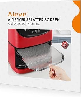 AIEVEAir Fryer Splatter Screen, Air Freyer Splatter Guard Air Fryer Accessories Compatible with COSORI 5.5L Air Fryer/Ninja Foodi 10 in 1 Air Fryer Oven