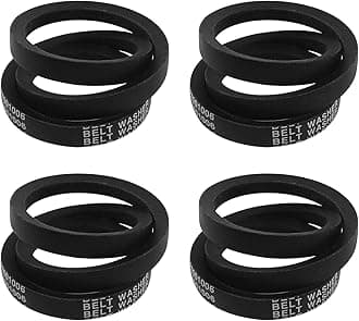 4PCS 211124 & 211125 Washer Drive Belt -Compatible for Amana Maytag Speed Queen Washers Replaces 38174 WP27001006 40053601 40053606 PS11740577