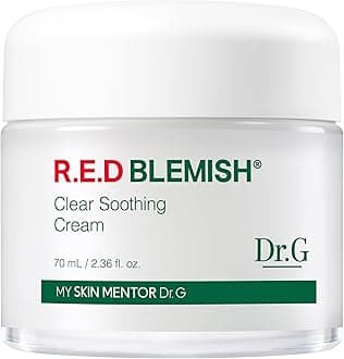 Dr.G NEW RED Blemish Clear Soothing Cream (70ml 2.36 oz) Gowoonsesang Cosmetic, Moisturizing Recovery Cream