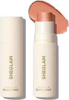 SHEGLAM Cream Highlighter Stick Long Lasting Brightening Non-Caking Highlighter Makeup - Bellini Brunch