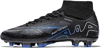 Men's Soccer Shoes Football Cleats High-Tops Lace-Up Non-Slip Spikes Indoor Outdoor Sports Athletic Baseball Lacrosse Sneaker