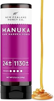 New Zealand Honey Co. Pure Manuka Honey UMF 24+ | 17.6oz | 500g Raw Honey
