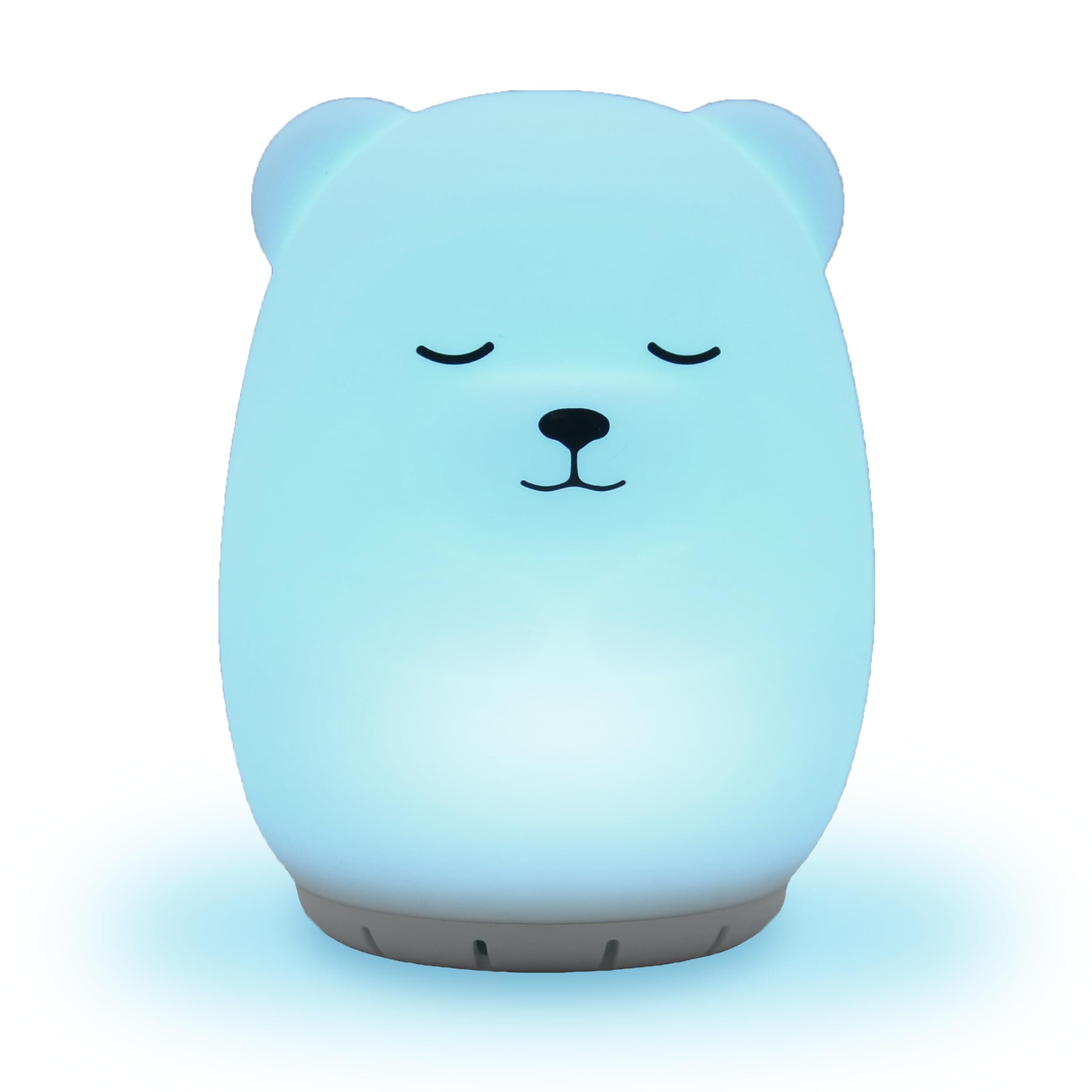 Mindfulness 'Breathing Bear' | 4-7-8 Guided Visual Meditation Breathing Light | 3 in 1 Device with Night Light & Noise Machine for ADHD Anxiety Stress Relief Sleep - Gift for Kids Women Men (Bear)