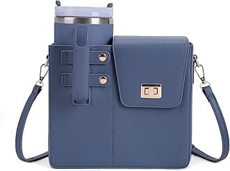 GSenhui Stanley Cup Bag Purse, Stanley Cup Holder Water Bottle Bag with Shoulder Strap Outdoor Portable Crossbody Bag for Stanley Cup