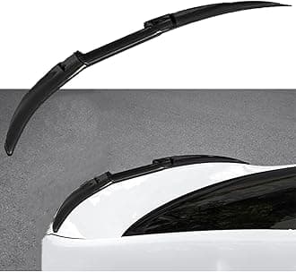 AMAIR Car Rear Trunk Spoiler for MINI Countryman Coupe Roadster Clubman Paceman Cooper R60 F60 R58,Trunk Wing Tail Kit Antiscratch Rear Body Spoiler Modified Parts,A/Black