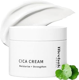 Meebak Cica Cream | Daily Repair Moisturizer with Niacinamide, Ceramide, & Retinol | Deep Hydration & Soothing | Locks in Moisture | Suitable for Sensitive Skin