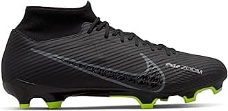 NIKE Men's Zoom Mercurial Superfly 9 Academy Fg/Mg Sneaker, Black Dk Smoke Grey Summit White Volt, 5.5 UK