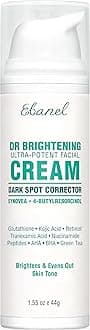Ebanel Laboratories Unisex Hydroquinone 2% Dark Spot Corrector Remover for Face & Melasma Treatment Cream,1.55oz