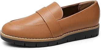 DREAM PAIRS Women's Loafers, Slip-On Business Casual Work Shoes