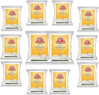 Gavyratan Pure and Natural A2 Desi Cow Skimmed Milk Powder for Tea Coffee (500g, Pack of 12)