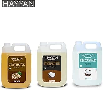 HAYYAN Cold Pressed Unrefined Groundnut/Peanut Oil