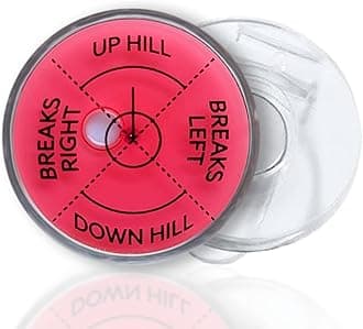 Fraser Fitness Golf Green Reader Level Ball Marker with High Precision Putting Green Reading Aid | Level Head Golf Marker With Bubble Level | True Aim Ball Marker Golf Accessories for Men