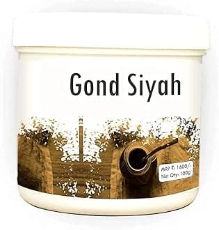 Hakim Suleman's Gond Siyah (Kala Gond) - Pure & Natural Plant Based Product 3.5274 Ounce