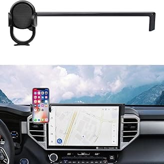 Autorder Car Phone Holder for Toyota Tundra 2022-2026/Sequoia 2023-2026 Accessories Phone Mount 14-Inch Screen Cell Phone Automobile Cradles Hands-Free 360 Degree Rotation