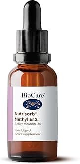 Nutrisorb Methyl B12 - Liquid Vitamin B12 (Methylcobalamin & Adenosylcobalamin) for Energy and Cognitive Support - 15ml