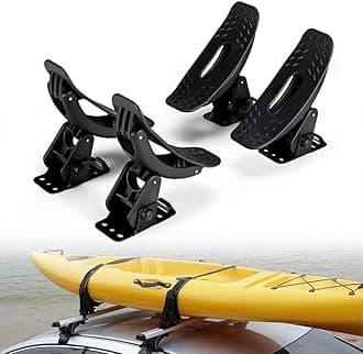 AUXMART Universal Kayak Boat Carrier Canoe Holder for Most Cross Bar Roof Rack