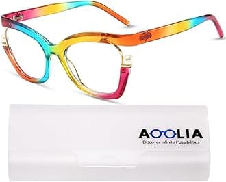 Oversized Cat Eye Reading Glasses for Women, Retro Stylish Blue Light Blocking Reader, Anti-fatigue Computer Glasses