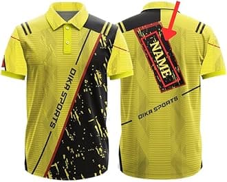 Dika Sports Custom jerseyCricket t-Shirt Breathable Cricket Jersey Printed | 2 Year to 5XL