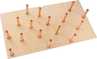 Pegboard Drawer Divider Organizer, Trim to Fit Wooden Kitchen Cabinet Storage Utensil, Pots & Dish Rack, 39" x 21", 4DPS-3921