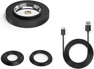 Solar Watch Fast Charger-Watch Solar Charger Metal Base, 9 Hours Timing Off,Fast Heat Dissipation, Solar Power Portable Charger, Suitable for Casio/Citizen/Seiko/Garmin Solar Watch Rounkin (Black)