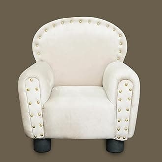 Daryoo - Royal Majestic Kids Sofa - Ergonomic Design With Armrest & Backrest For Ages 1-6 (Beige) - Pine Wood