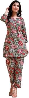 Co-ord Set For Women Stylish | Kurta Sets for Woman | Kurtis | Short Kurti For Women Latest | Dress For Woman | 3/4 Sleeve Ethnic Co Ord Set