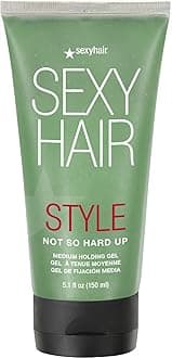 - SexyHair Style Not So Hard Up Medium Holding Gel, 5.1 Oz | Flexible Formula | Allows for Re-Styling | All Hair Types