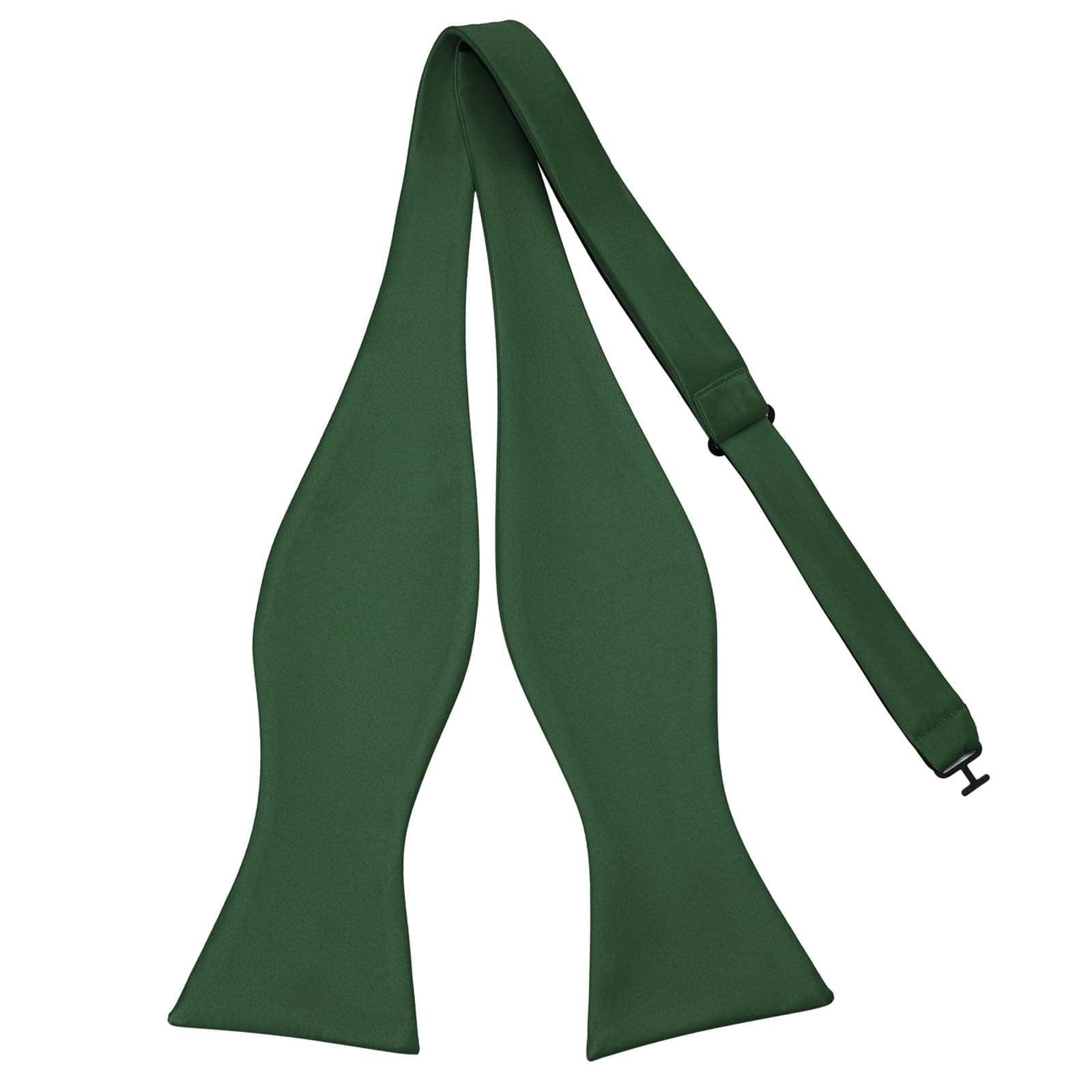 PenSee Mens Solid Bowtie Woven Self Tie Bow Ties Tuxedo & Wedding Bowties