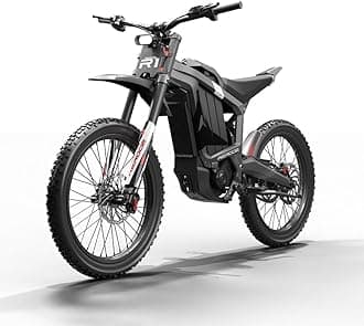 R1 Electric Dirt Bike for Adult, 8000W Peak Power 19” Tires, 52.8MPH Max Speed, 74.6 Miles Range, 330NM Torque, Electric Motorcycle with Dual Hydraulic Oil Brakes/Full Suspension, Off-Road Cross Ebike