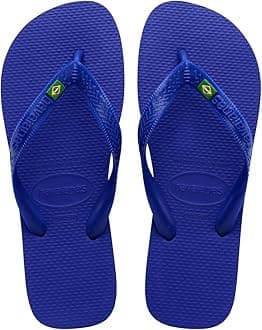 Havaianas Men's Brazil Flip Flop Sandals, Marine Blue, 10-11