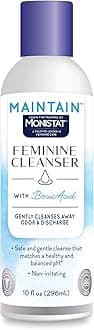 Monistat Boric Acid Feminine Wash, Fragrance-Free Intimate Wash for Women with Gentle pH-Balanced Formula, 10 Fl Oz