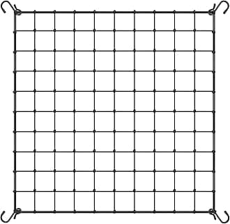 VIVOSUN Garden Netting 150 x 150 cm, Trellis Net with 4 Hooks Trellis Net for Climbing Plants Vegetables Fruits and Flowers