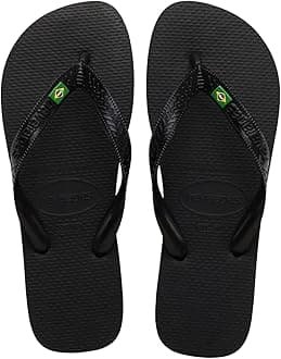 Mens Brasil Logo Flip Flops