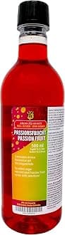 Passion Fruit Soda Concentrate 500ml - Zero Sugar - Make 12.5 Litres of Sugar-Free Soft Drink by Adding Flavouring to Carbonated Sparkling Fizzy Water