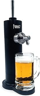 Menkind Draft Wizard Ultrasonic Frothing Home Beer Dispenser for Can Edition