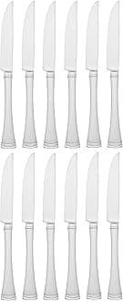 Lenox 815486 Portola Stainless Steel 65-Piece Flatware Set, Silver 3.6 LB 891307