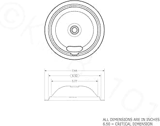 KITCHEN BASICS 101 Made in the USA Replacement Chrome Drip Pans for Whirlpool W10196405 W10278125 W10196406 - Includes an 8-Inch and 3 6-Inch Pans, 4 Pack