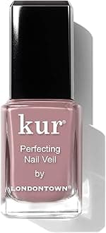 LONDONTOWN Nail Veil #3 Enhancing Nail Care Color and Formula, Violet Mauve Tint, 0.4 fl. oz.