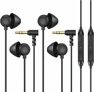 Sleep Earbuds, 2 Pairs Soft Comfortable in-Ear Earphones with Mic-Low Profile Noise Reduction Headphones for Sleeping on Side, Yoga, Travel