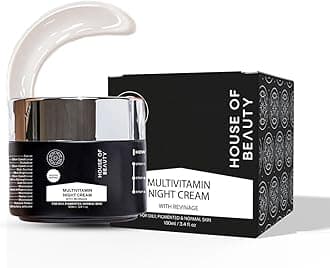 Multivitamin Nourish Night Face Cream with Revinage For Skin Glow, Winkles & Fine Lines, Suitable For Dry, Normal & Sensitive Skin Types |Natural retinol (100 ml) Pack of 1
