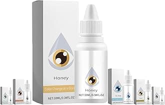 Innovative Eye Drops:Vision Products Dry Eye Relief Products Advanced Formula to Lighten & Change Your Eye Color, Relieves eye strain, 6 Fashionable Shades Including (Orange)