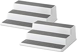 Grey 2 Non-Skid 3-Tier Spice Rack Organizer for Pantry, 2-Pack, 10-Inch